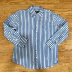 MOSSIMO SUPPLY CO. Striped Button down - XL (blue & white)